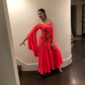 Competition ballroom gown